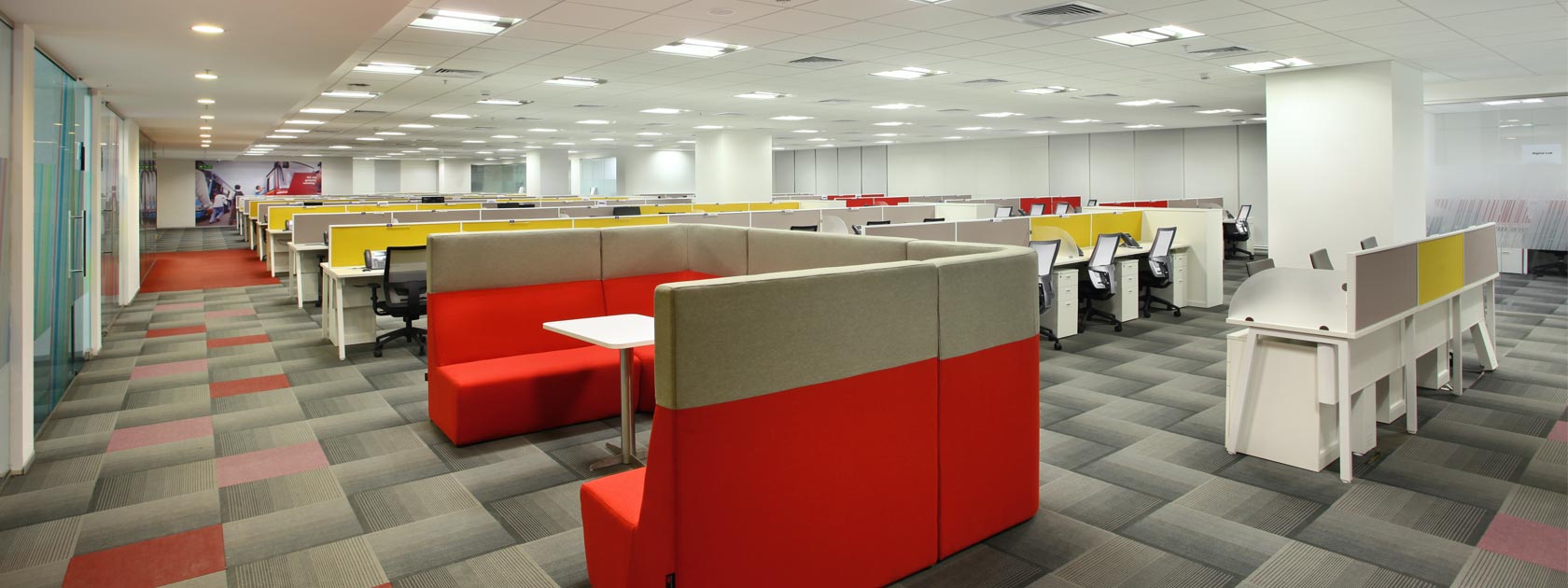 KPMG Bangalore Project Office Interiors Fit Outs Brawn Globus